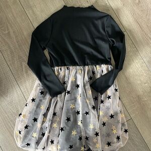 Black and Gold Star Dress
